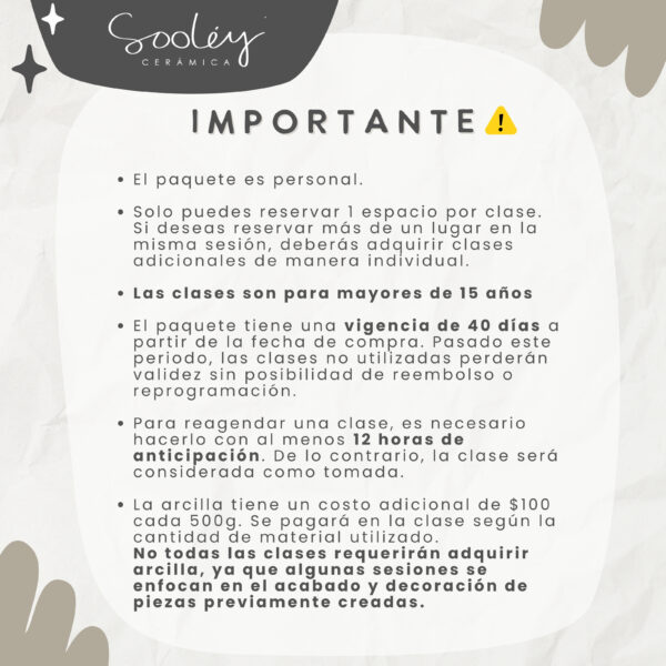8 Clases de Cerámica - Imagen 3